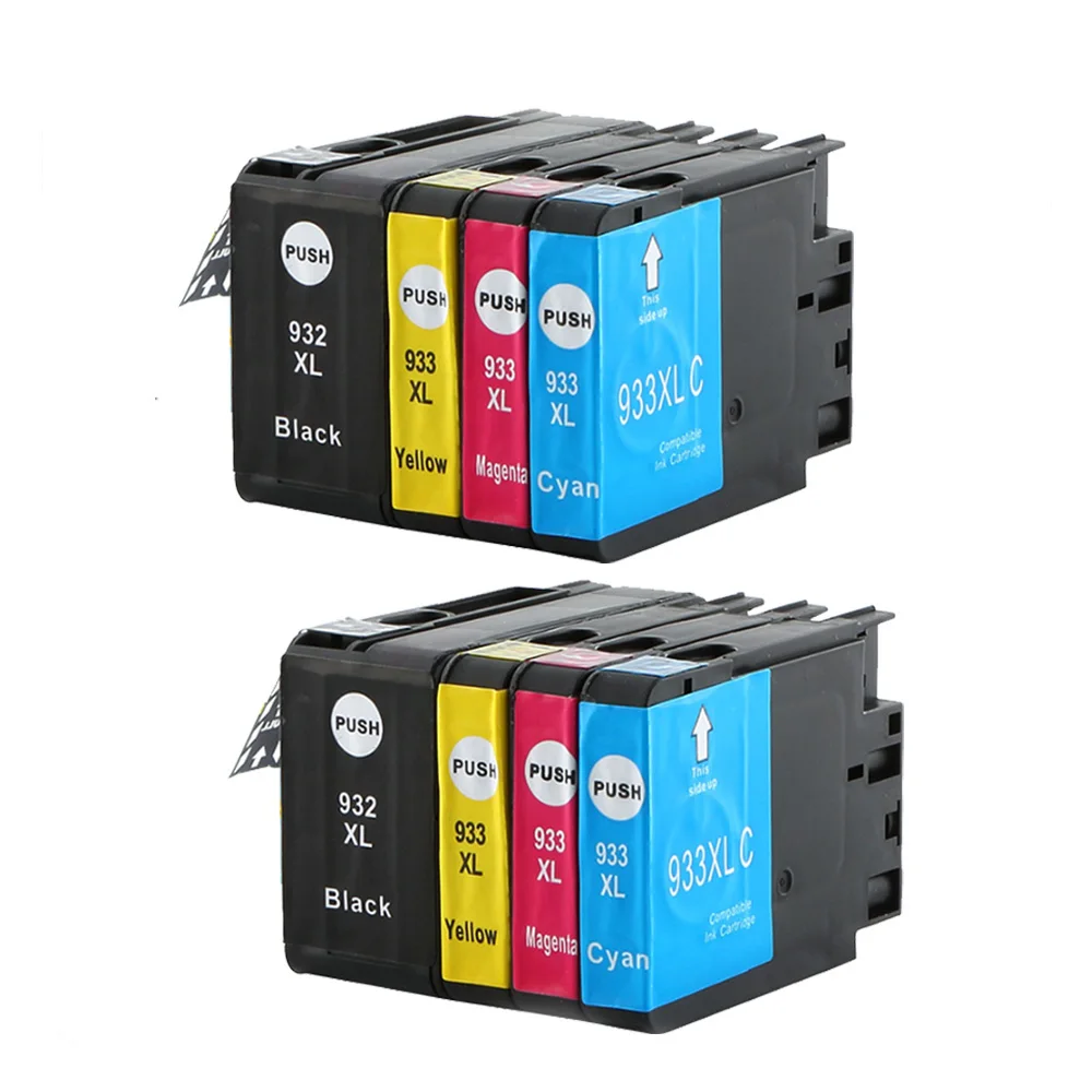 

8PK Compatible for HP 932 933 XL 932XL 933XL Compatible for Ink Cartridge Officejet 6100/6600/6700