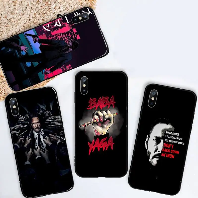 

Keanu reeves Saint John Wick Phone Case For iphone 12 11 13 7 8 6 s plus x xs xr pro max mini