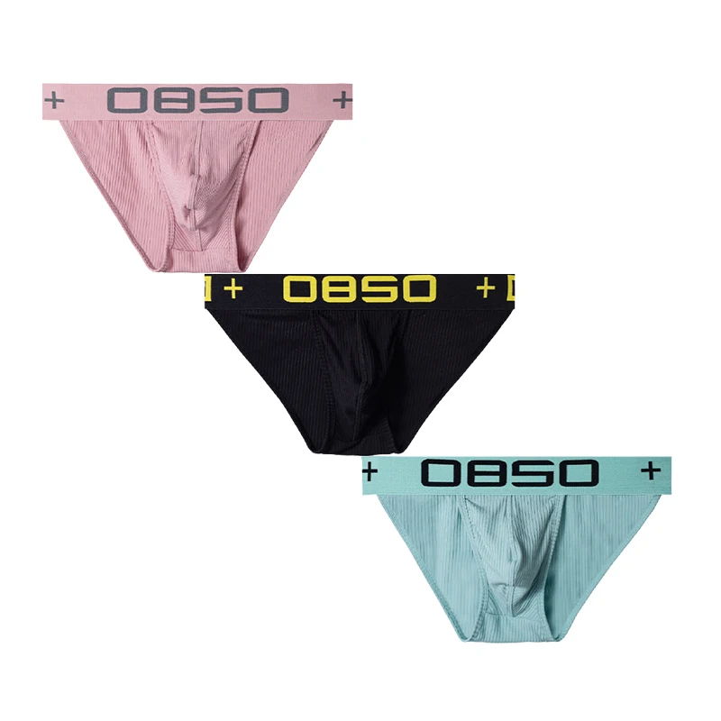 

3PCS/LOT Men Briefs Side Cut Cotton Sexy Mens Underwear Set Gay Man Underpants Soft Comfortable Free Ship Sissy Male Panties