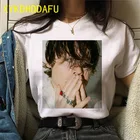 Футболка женская с графическим принтом, модный топ в стиле Харадзюку, Повседневная рубашка с круглым вырезом, в стиле 90-х, на лето