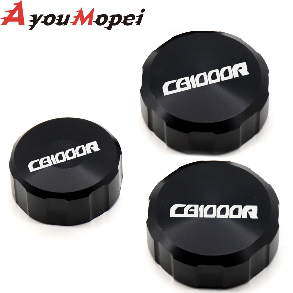 

For HONDA CB1000R CB 1000R 2009-2014 2015 2016 Motorcycle Front Rear Fluid Reservoir Cover Mater Cylinder Cap