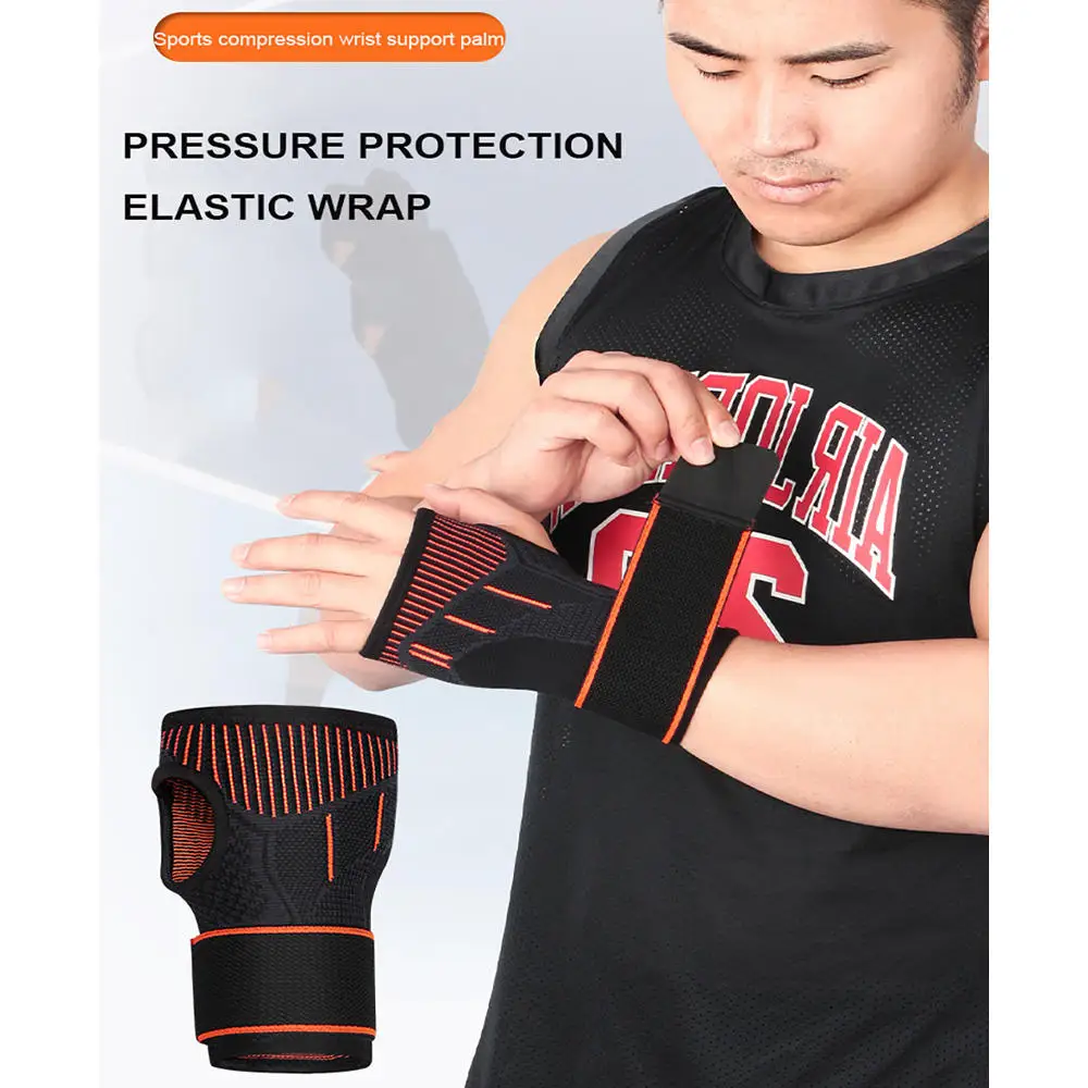 

Gym Gloves Man Weight Lifting Training Gloves Fitness Sports Body Building Gymnastics Grips Gym Hand Palm Wrist Protector Gloves
