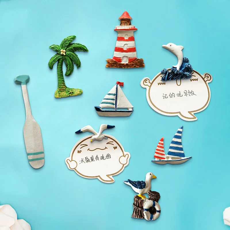 Креативный холодильник из смолы изысканный стерео магнит мультфильм стикеры на