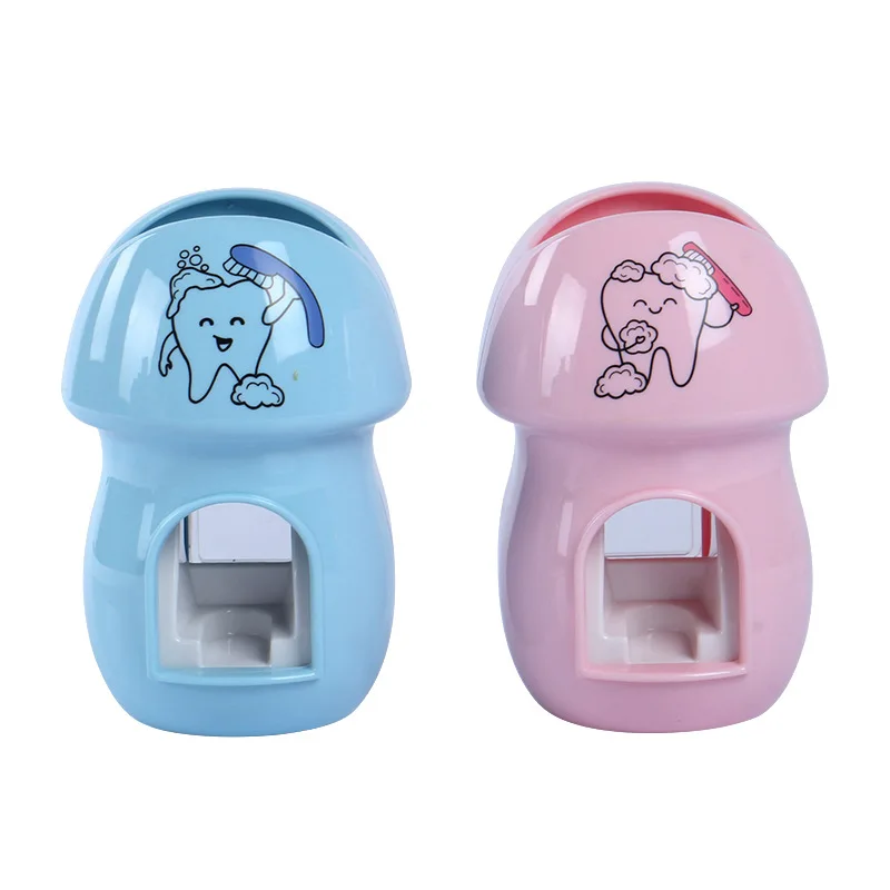 

New Lazy Children Toothpaste Dispenser Automatic Cute Bathroom Toothpaste Squeezer Organizer Household Set Cartoon Tube Squeezer