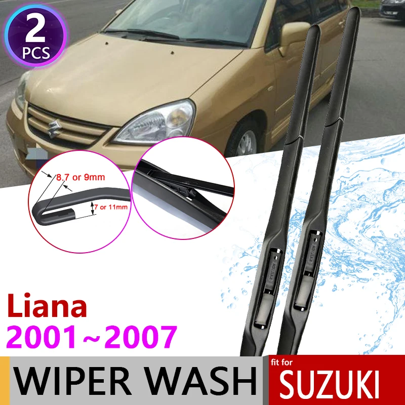 

Car Wiper Blades for Suzuki Liana 2001~2007 Sedan Hatchback Wagon Front Windscreen Wipers Car Accessories Stickers 2002 2003