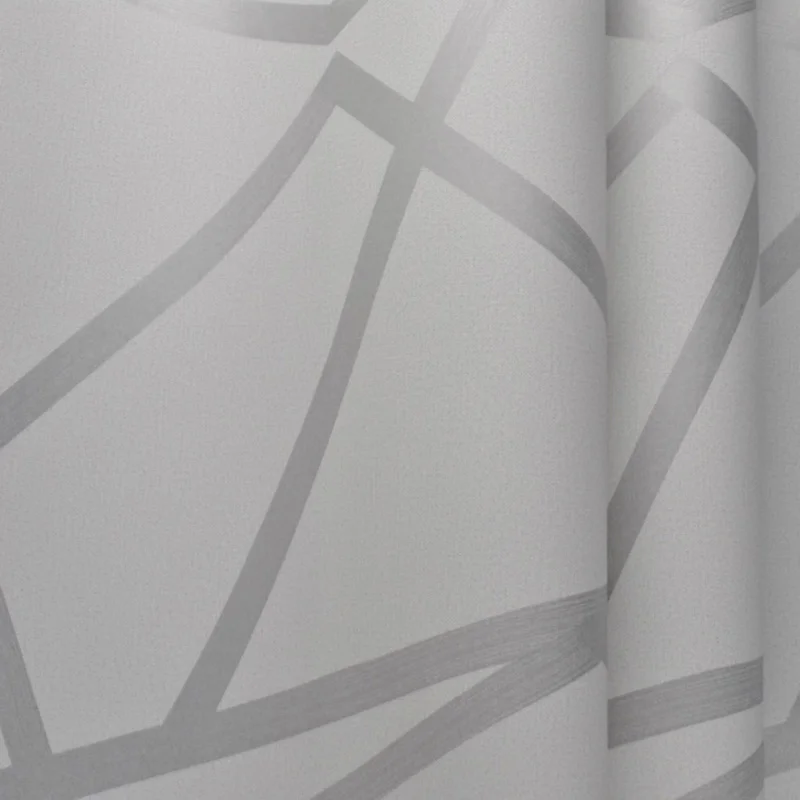 

Grey Geometric Wallpaper For Living Room Bedroom Gray White Patterned Modern Design Wall Paper Roll Home Decor