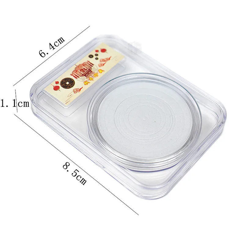 1 шт. новые монеты плиты дисплей Класс Монета Чехол Защитите Держатель ящики для