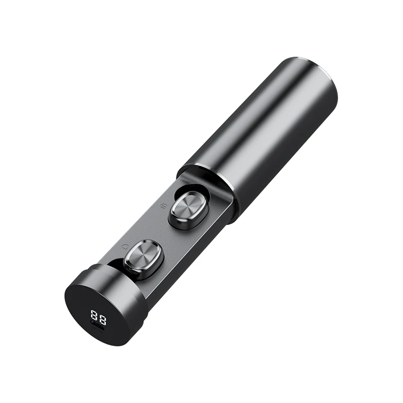 Bluetooth наушники металлические матовые беспроводные наушники TWS 5,0 сенсорные наушники 8D стерео наушники с шумоподавлением оповещение о звонке - Цвет: B9