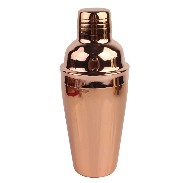 550ml Rose Gold 550 мл нержавеющая сталь Радужное покрытие шейкер для коктейлей вечерние шейкер Бар напиток для мартини миксер вина Sharker - Цвет: 550ml Rose Gold