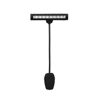 music stand light clip on piano lights 9 led adjustable neck rechargeable usb orchestra light book lamp