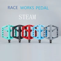 bicycle pedals nylon mtb road bmx bike flat platform pedal ultralight seal bearings cycling bicycle parts accessories