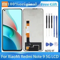 6 53 original lcd for xiaomi redmi note 9 5g m2007j22c lcd display touch screen digitizer assembly for redmi note9 5g screen
