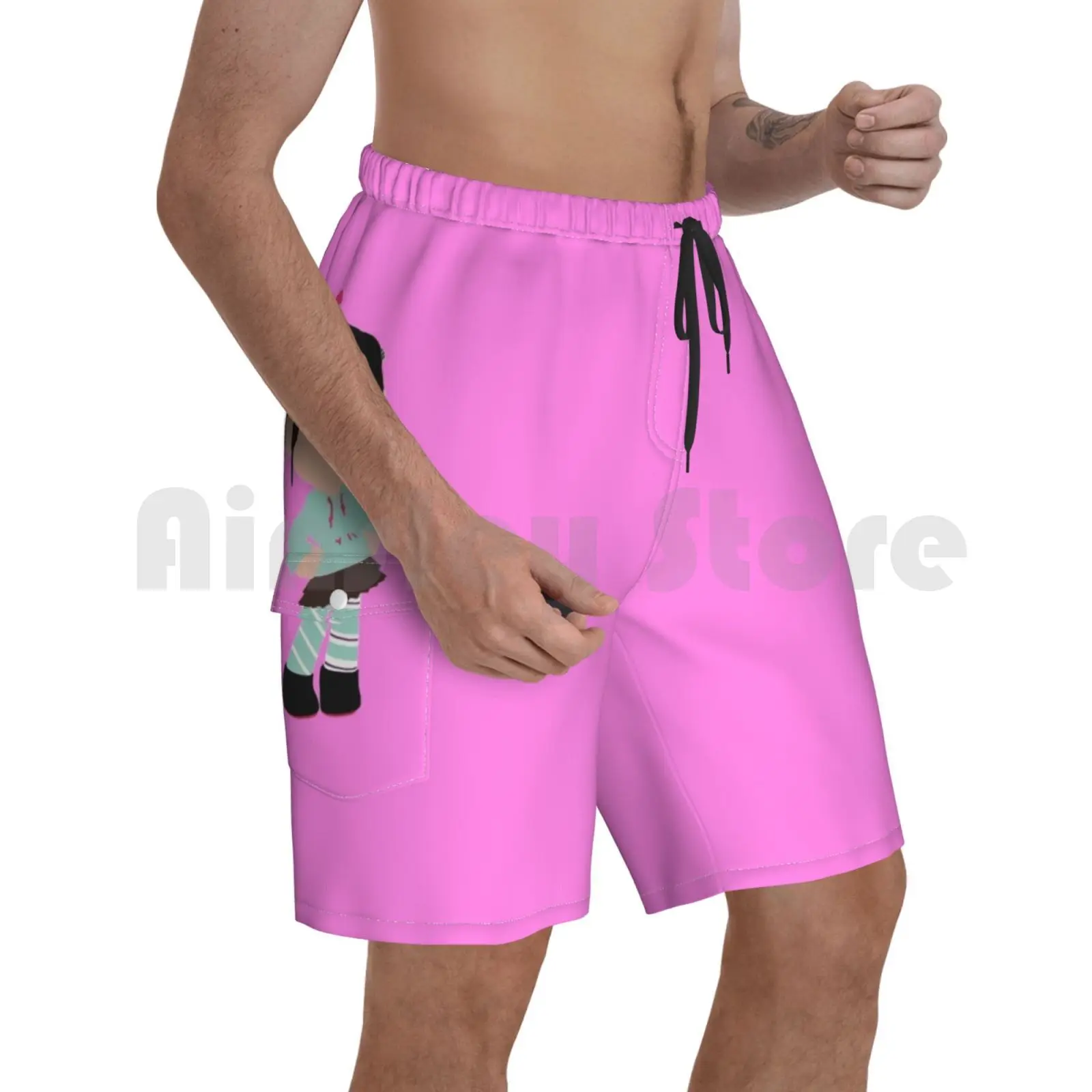 

Sugar And Spice Beach Shorts Men Beach Pants Swimwear Wreck It Ralph Wreck It Ralph Vanellope Von Schweetz