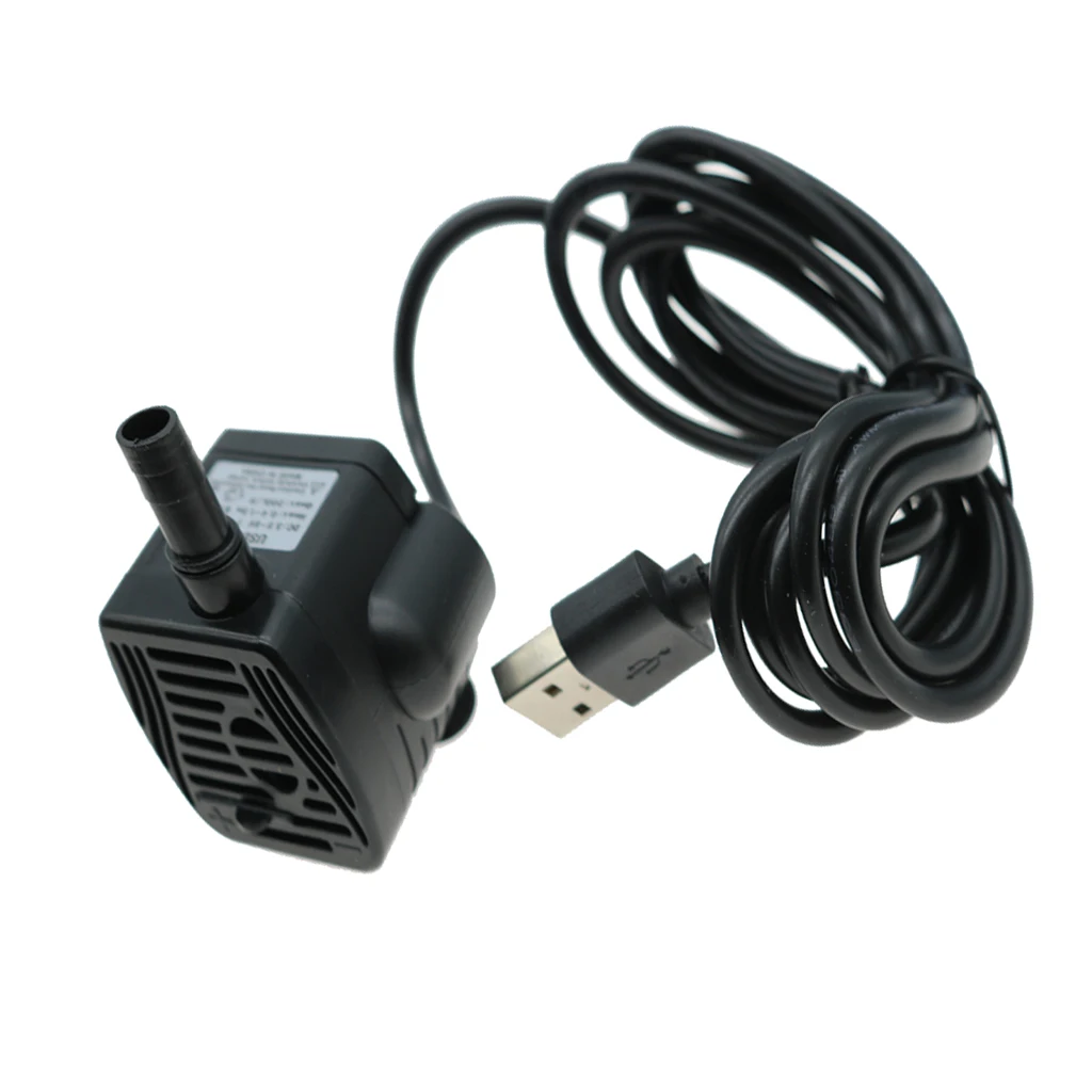 200л/ч 1 5 Вт погружной водяной насос USB для пруда аквариума фонтана Мощный с 9 Футом