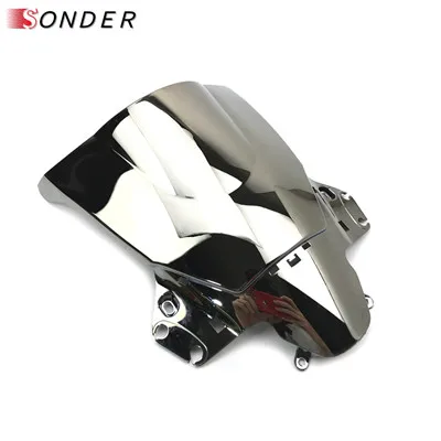 Chrome Для Honda CBR250R 250R 2010 2011 2012 2013 MC41 CBR250 CBR 250 R дымчатое лобовое стекло для литой мотоциклетный лобовое стекло из поликарбоната для лобового стекла - Цвет: Chrome
