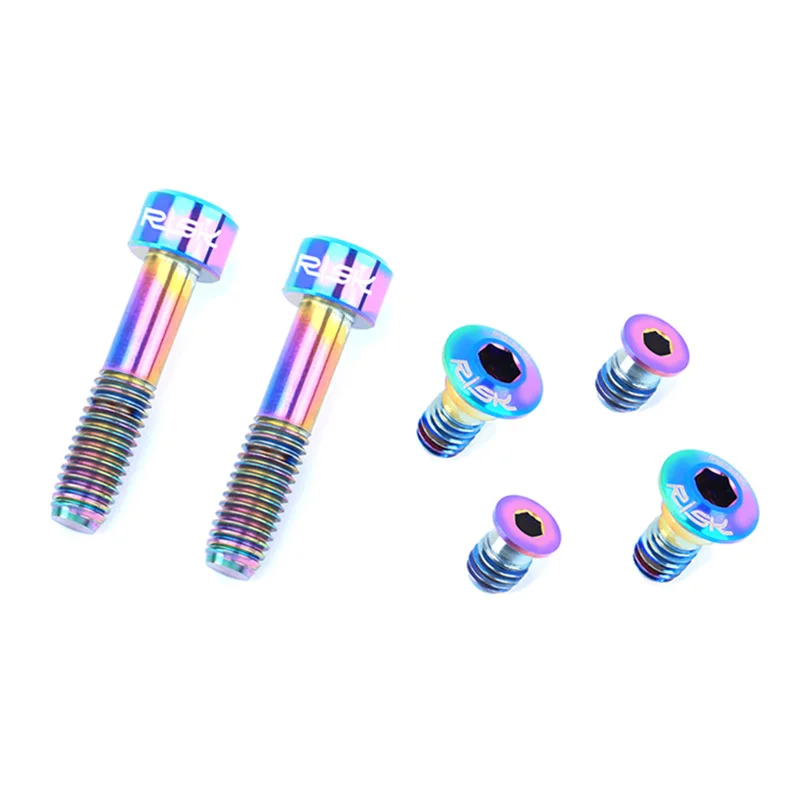 RISK Titanium Alloy Screw Kits for SRAM Front Derailleurs Fixing GX/Eagle/X9/X01/X01Eagle/XX1 Trigger Fixed Bolts Hollow Design | Спорт и