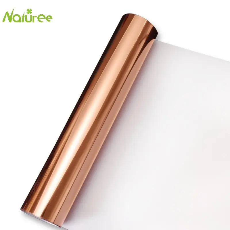 25 см * 100 розово золотистый цвет металлик теплопередача Винил HTV термопресс винил