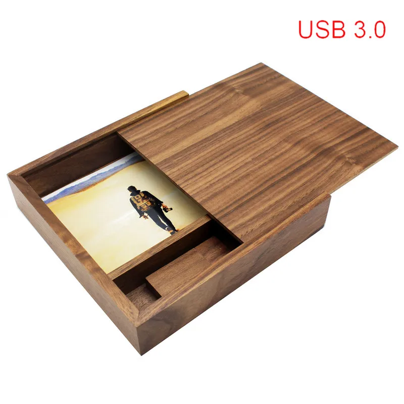 TEXT ME usb 3 0 деревянный + коробка 64 Гб флеш накопитель 4 ГБ 8 16 32 фотография usb3.0