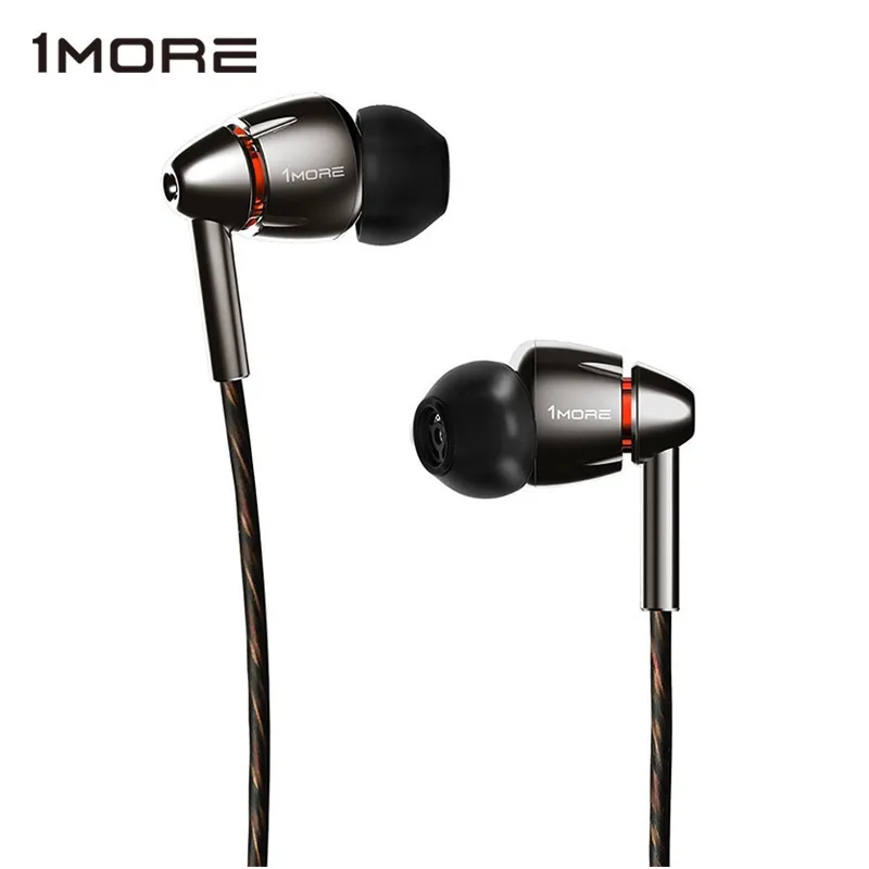 

1MORE E1010 Quad Driver In-Ear Earphone with Mic HiFI Hi-Res Earbuds Earphones Headset for Apple Android Xiaomi Phone