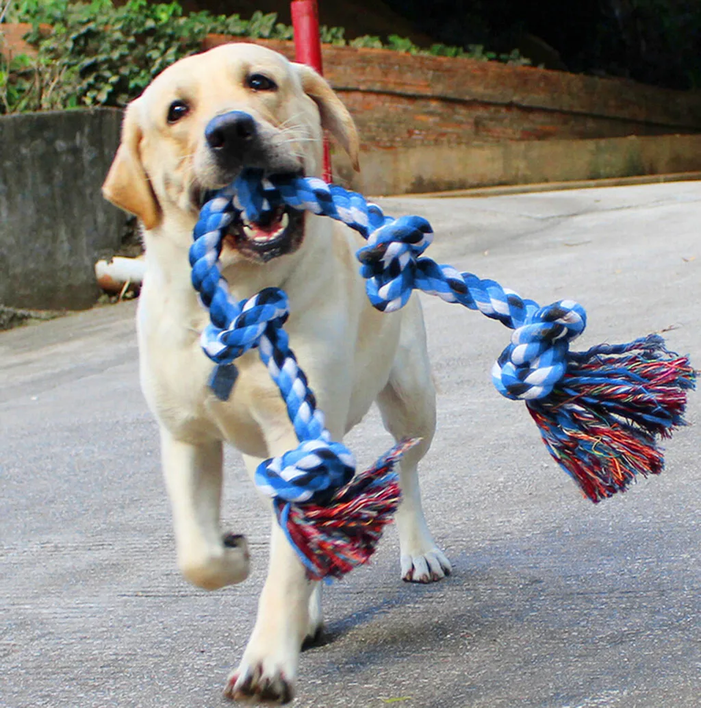 Неразрушаемая игрушка Для Собак жесткая натуральная хлопковая средних и больших