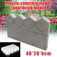 garden fencing concrete stone cement brick mold diy pave making lawn pond decor fkxe