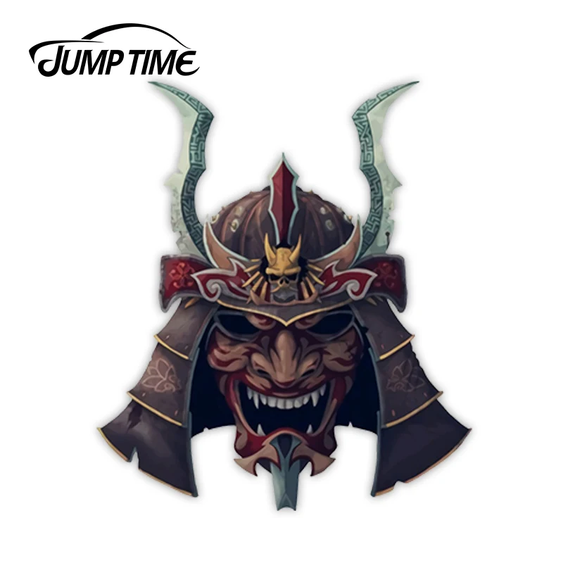 3D наклейка для шлема и маски самурая 13x12 см автомобильные наклейки