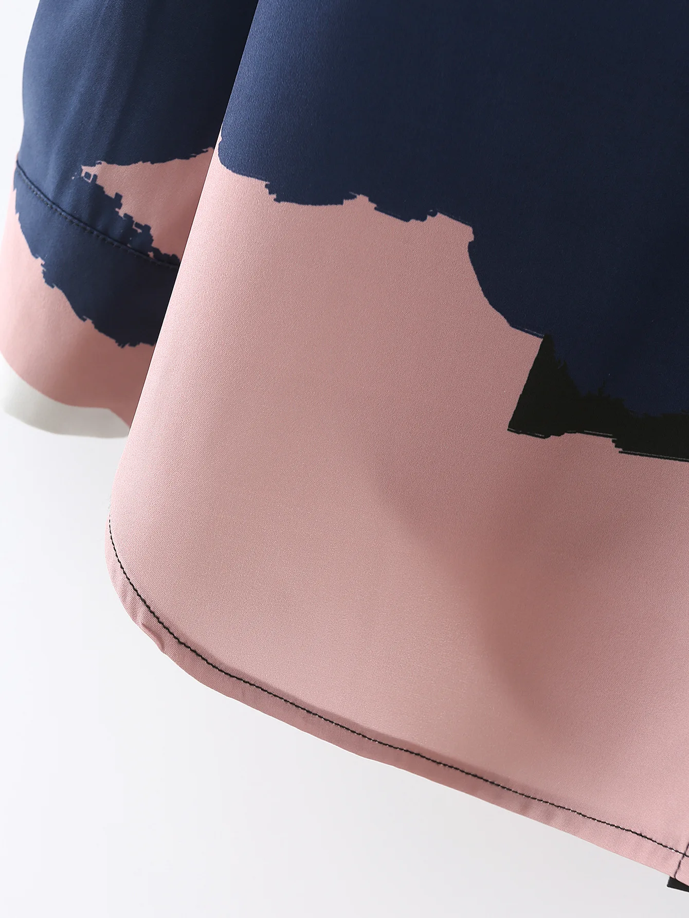 

Summer Long Sleeve Dyed Turn-down Collar Blouse Shirt Women Streetwear Single Breasted Womens Clothes