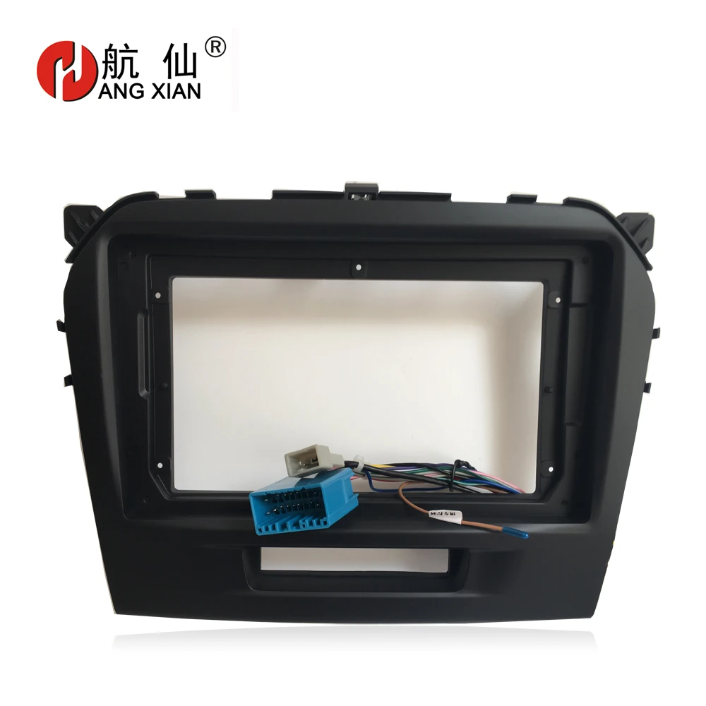 

HANGXIAN 2 Din Car Radio Fascia frame for Suzuki Grand Vitara 2016 car DVD player Panel Dash Kit Installation Frame Trim Bezel