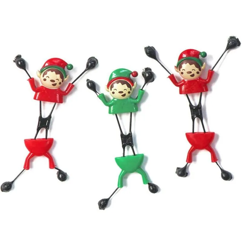 

Kid Shape Sticky Toys Christmas Gift Funny Cute Elastic Climbing Sticky Men Toy Climber Educational K2G2
