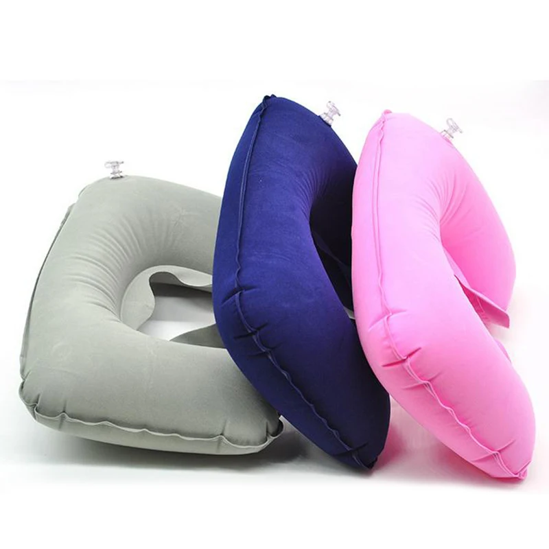 

Pillow Inflatable U Shape Functional Inflatable Neck Pillow Inflatable Travel Pillow Car Head Neck Rest Air Cushion For Travel