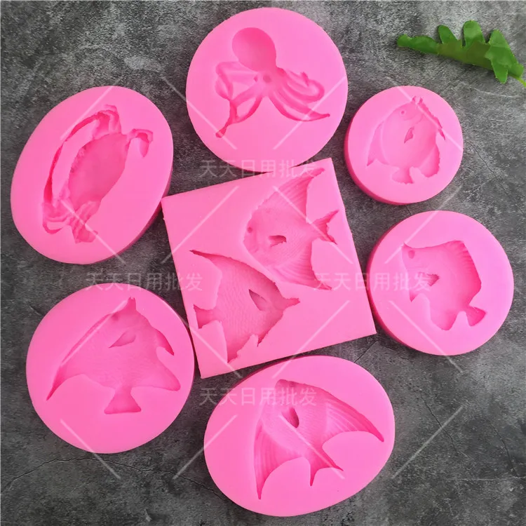 Силиконовая форма Осьминог для украшения тортов|Формы тортов| |