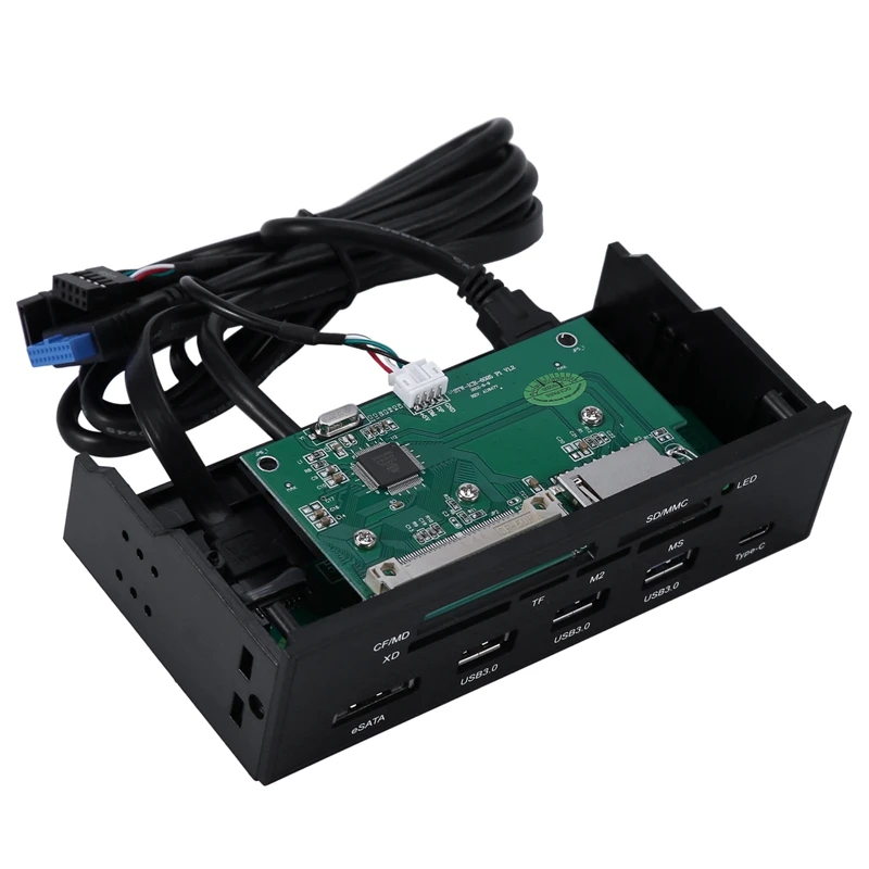 Внутренняя кардридер медиа многофункциональная Панель ПК Передняя панель Type-C USB