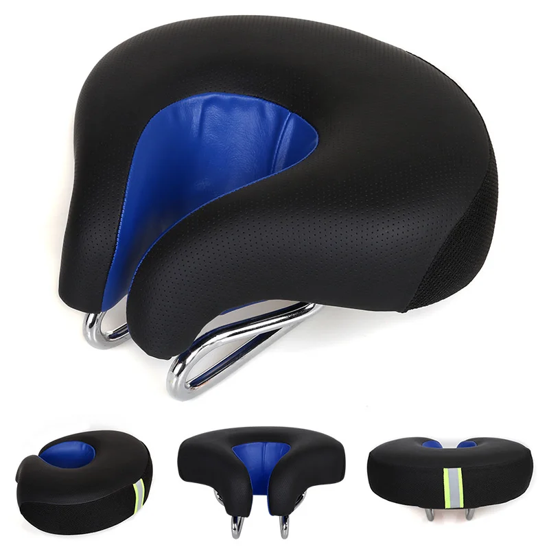 

Nose-Less Seat Saddle Mountain Bike Thickened Super Soft Armless Bicycle Magic Cushion