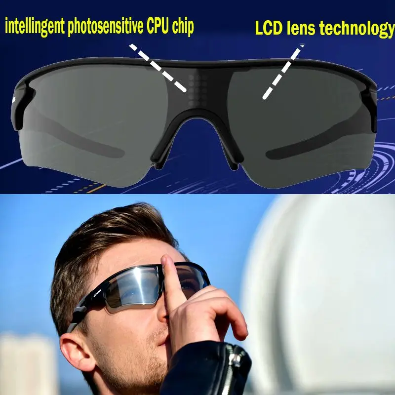 ZSMEYE TR90 вождения фотохромные поляризационные солнцезащитные очки Для мужчин