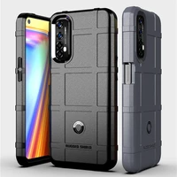 rugged shield slicone phone case for oppo realme 6 7 pro 7i c11 c17 matte rubber heavy duty protect shockproof armor cover shell