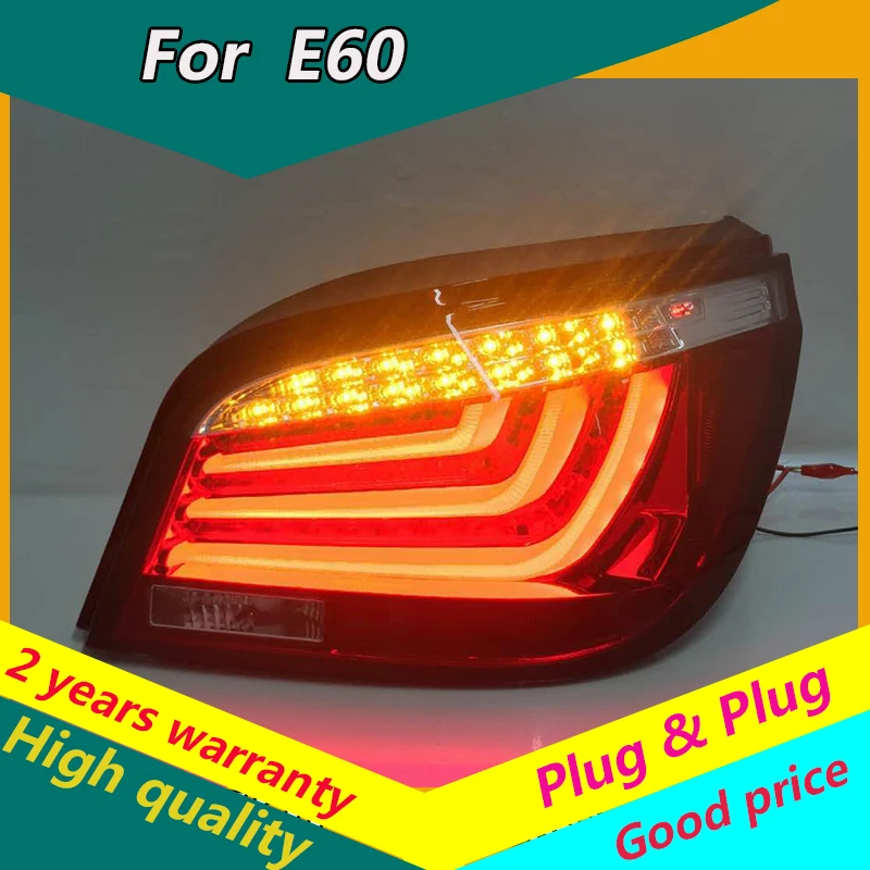 

2PC Car Styling for BMW E60 Taillights 2004-2010 for E60 LED Tail Lamp+Turn Signal+Brake+Reverse LED light