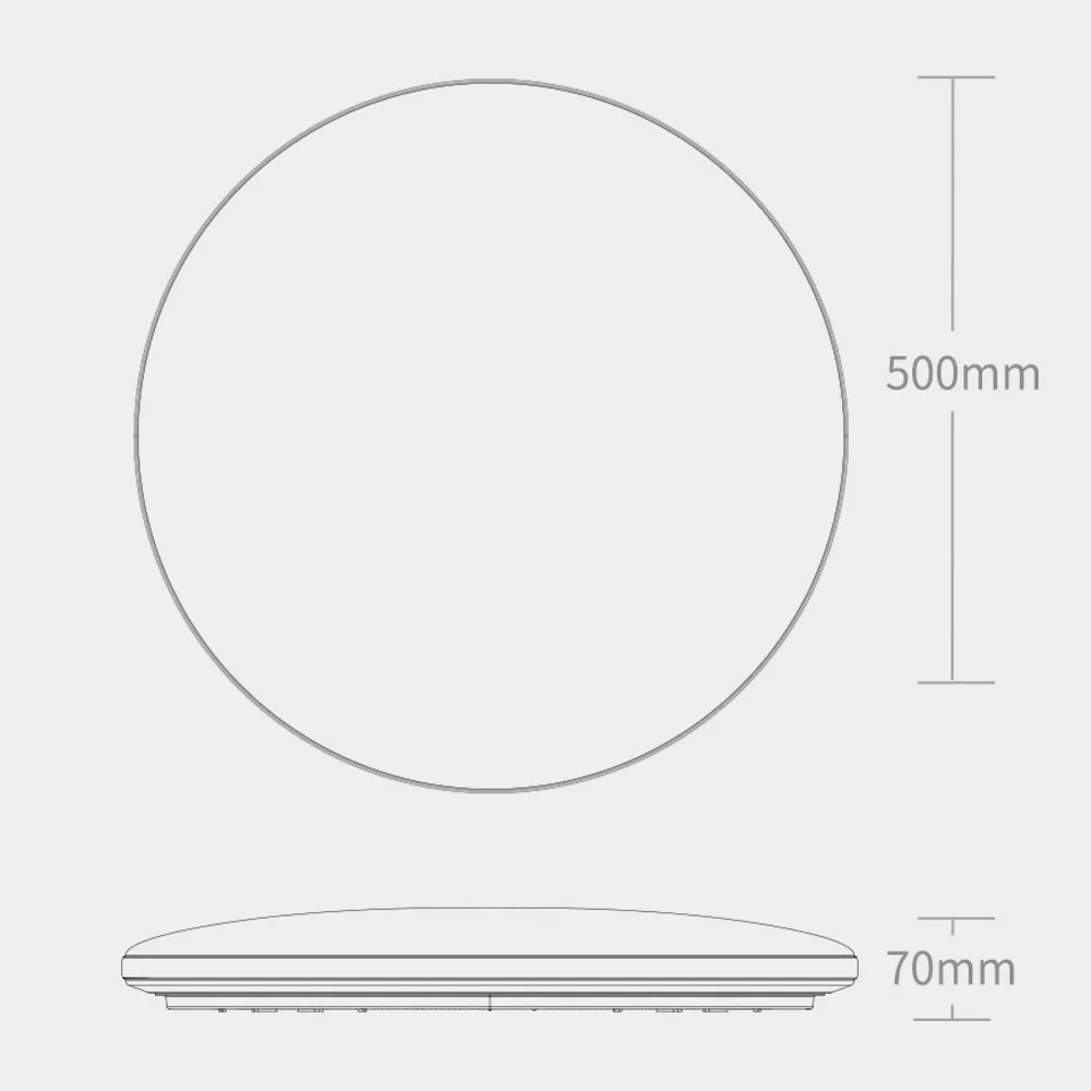 Обновленный двухсторонний Xiaomi Yeelight Light набор оптического волокна тонкий дизайн