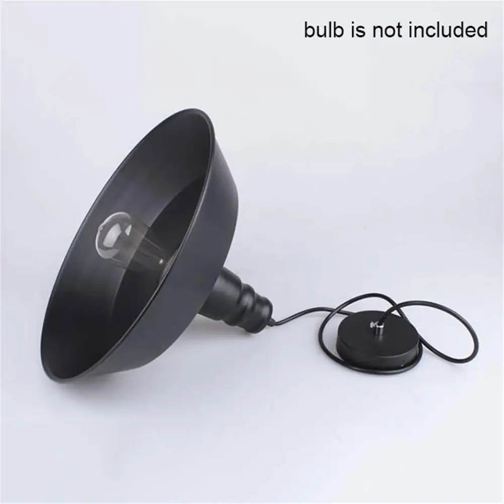 Винтажная черная Подвесная лампа E27 подвесные светильники Эдисона в стиле ретро