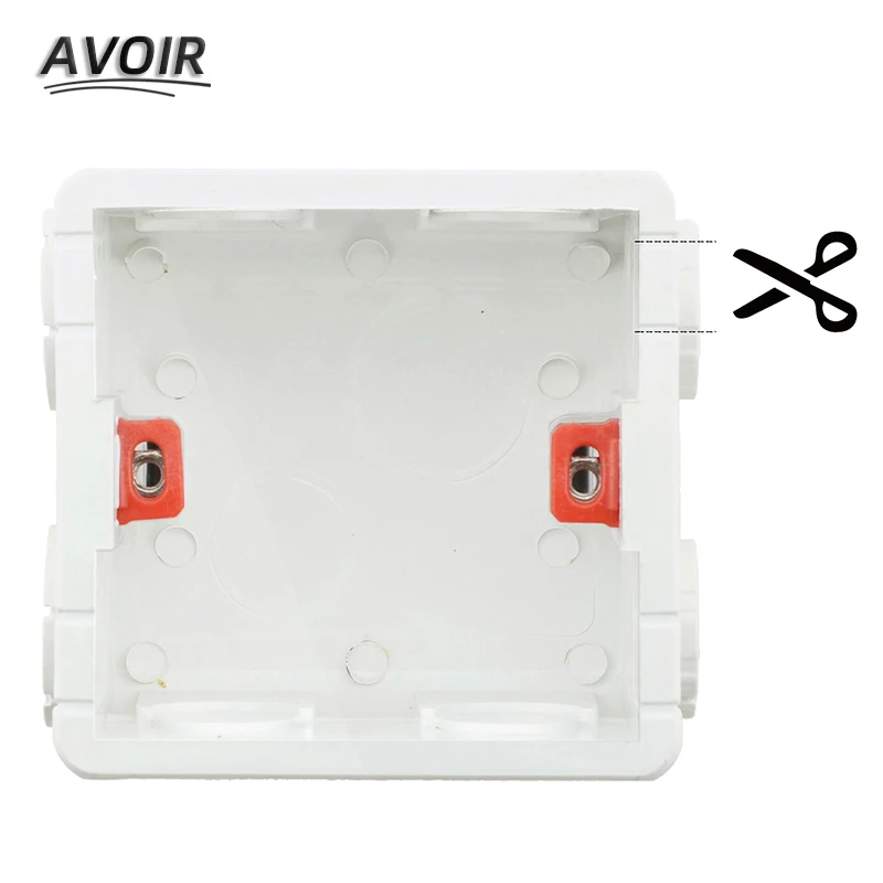 

Разрезанная настенная кассета фото и настенная розетка для розеток 86 Тип Монтажная коробка