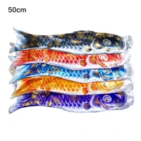 fish kites flag japanese carp windsock 50cm colorful gifts cotton cartoon party home decorations streamer