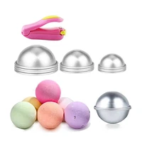 12pcs soap mould ball cake diy tool salt ball bathing bomb mold sphere round ball molds supplies homemade crafting gifts mould