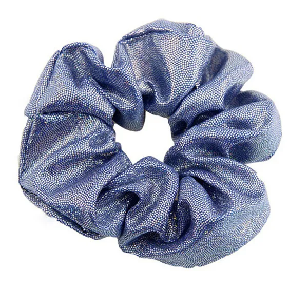 12-dark blue Блестящие резинки для волос эластичная блестящая резинка для волос для женщин девочек розовый Золотой цветной хвост держатель для волос Галстуки аксессуары тросы - Цвет: 12-dark blue