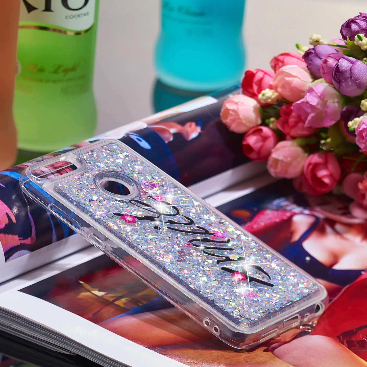 Блестящий зыбучий песок чехол для Huawei Honor 10 Lite силиконовый телефона 9i 9N Funda |