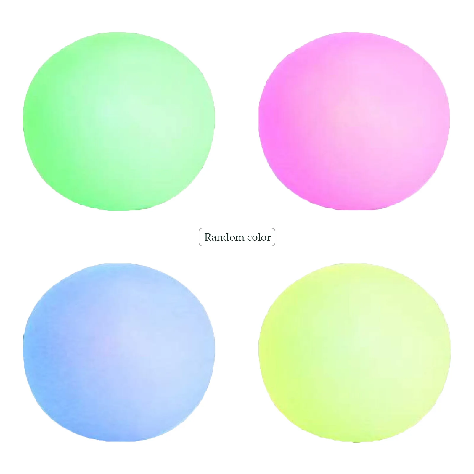 

Glowing Stress Ball Fidget Toy Squeeze Toy For Adults Kids Children Decompression Ball Globbles Toy Kids Xmas Gift Sticky Ball
