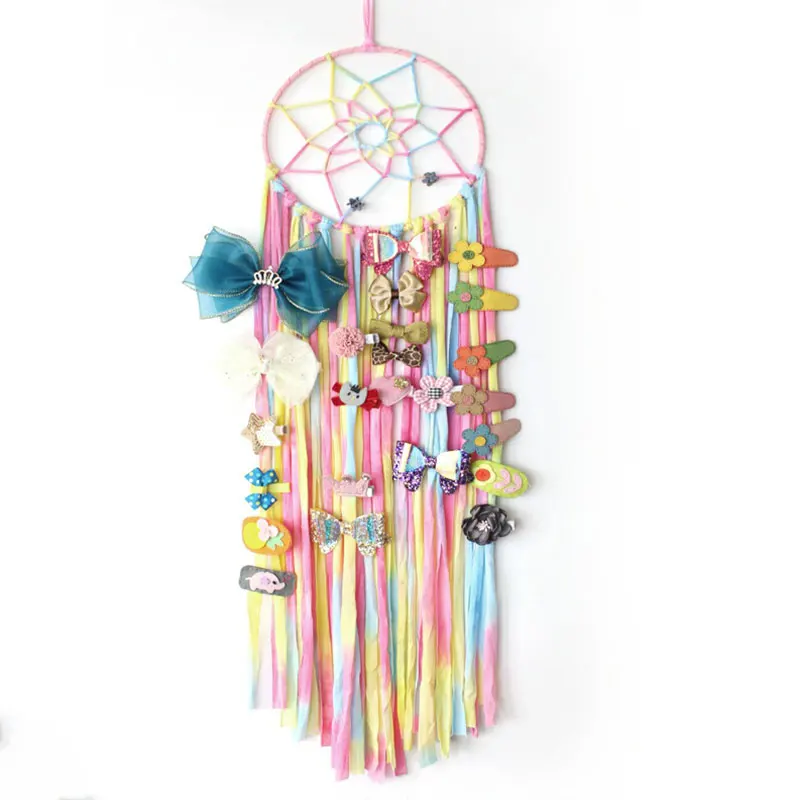 

Hairpin Storage Pink Baby Hairpinl Hanging Storage Bar Children Hairpin Finishing With Decoration Wedding Party Gifts ForGuest