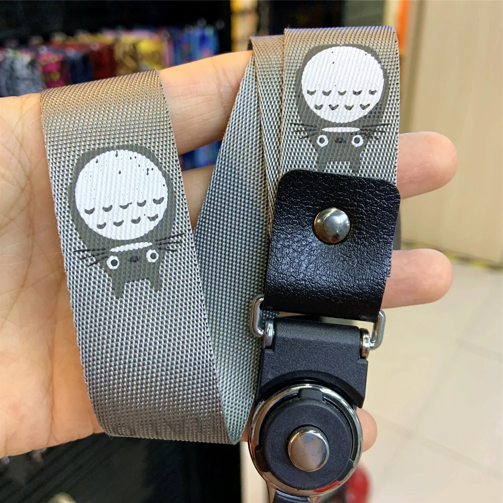 Брелок для ключей Totoro с ремешком из натуральной кожи|Ремешки телефонов| |