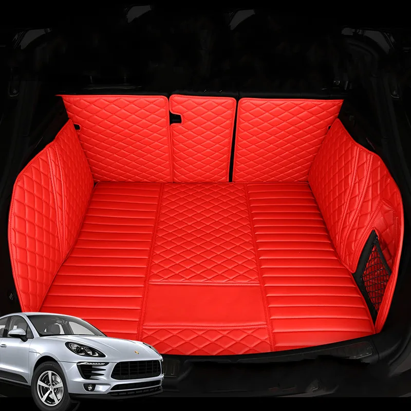 

Full Surround Waterproof Boot Carpet Durable Custom Special Car Trunk Mats for Porsche Cayenne Macan Panamera 2017 Year