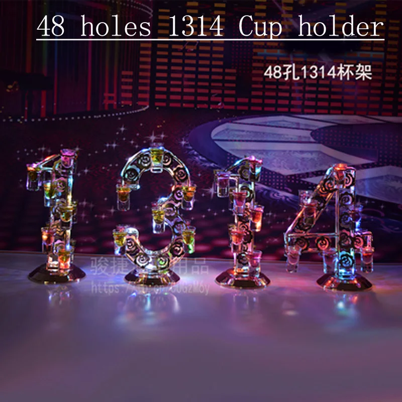 Бар красное Вино Шампанское коктейль стенд KTV красочные светодиодные креативное