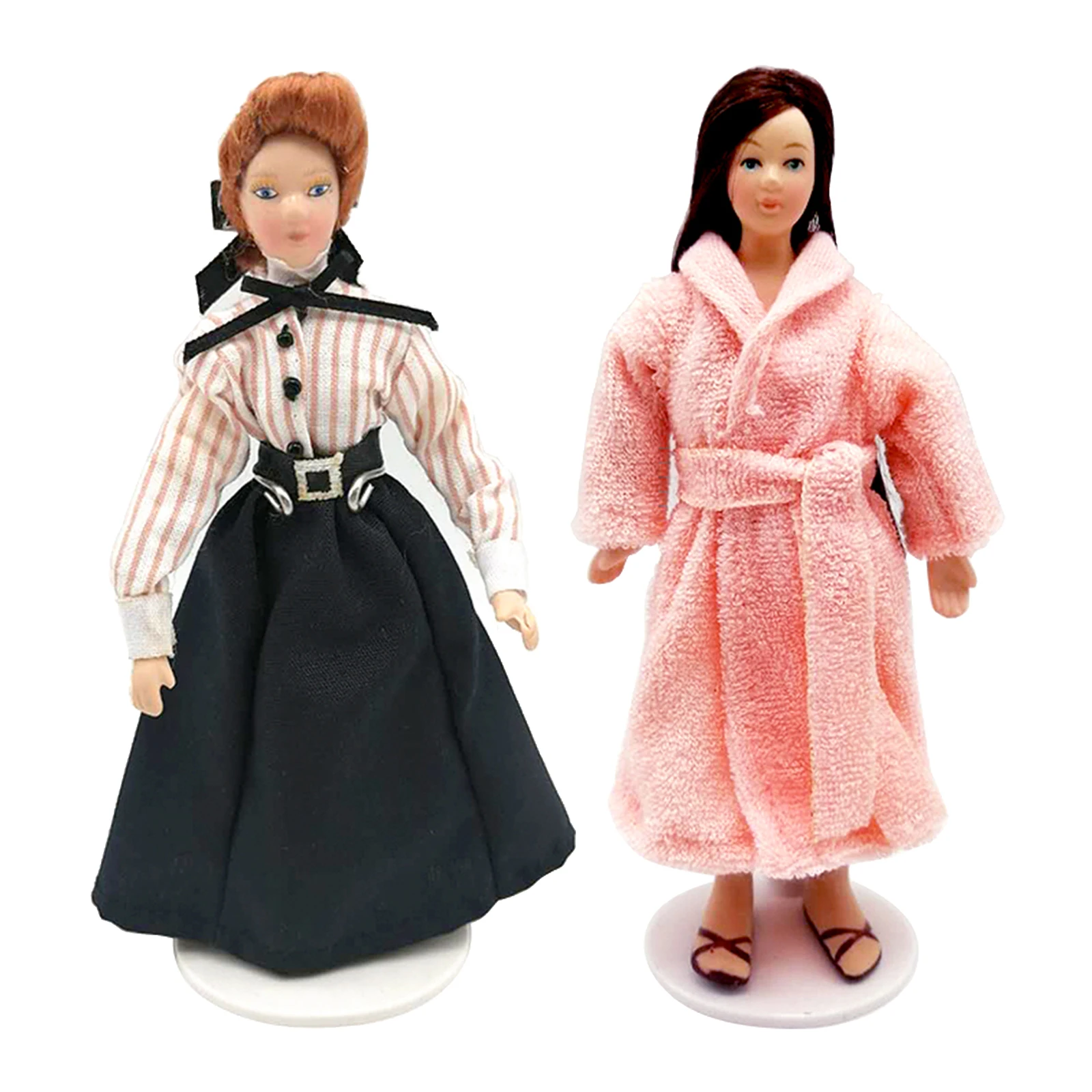

1:12 Dollhouse Miniature Dolls Dollhouse Figures Kids Toys Crafts Bedroom Family Kids Craft Large Bathroom Accessories