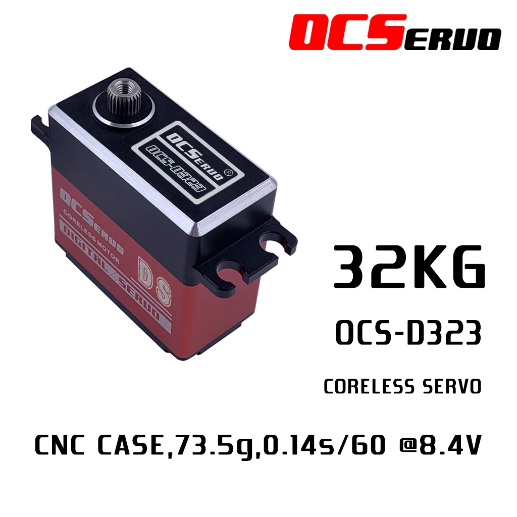 OCS D323 8 4 V 32kg.cm 73 3g сервопривод с полым крутящим моментом|Детали и аксессуары| |